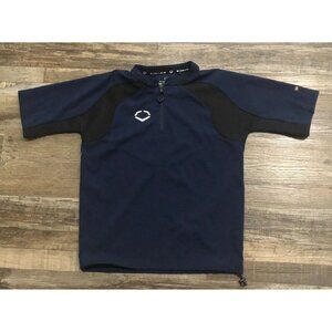 EvoShield Pro Team short sleeve BP Jacket Youth Small Blue Short Sleeve